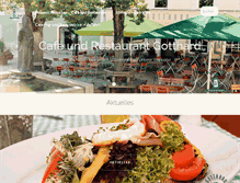 Tablet Screenshot of cafe-gotthard.de